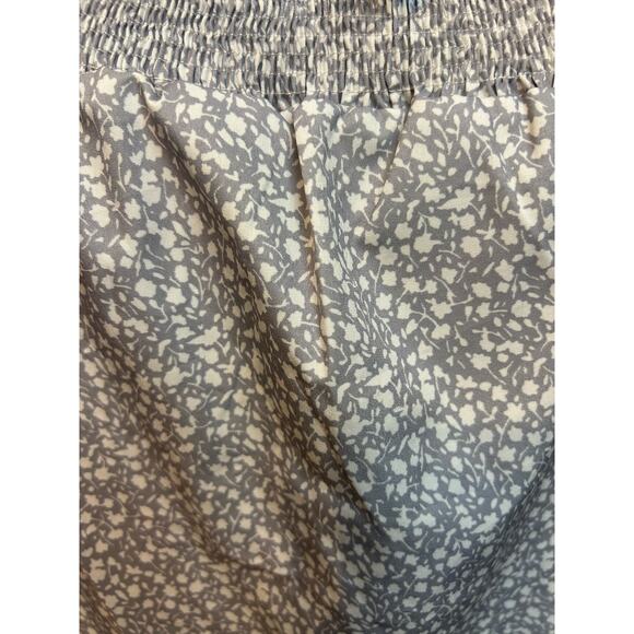 NEW Women's Large Square Neck Floral Knit Top Grayish Blue - Picture 9 of 9